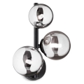 Ideal Lux - Applique a LED PERLAGE 3xG9/3W/230V nero/fumé